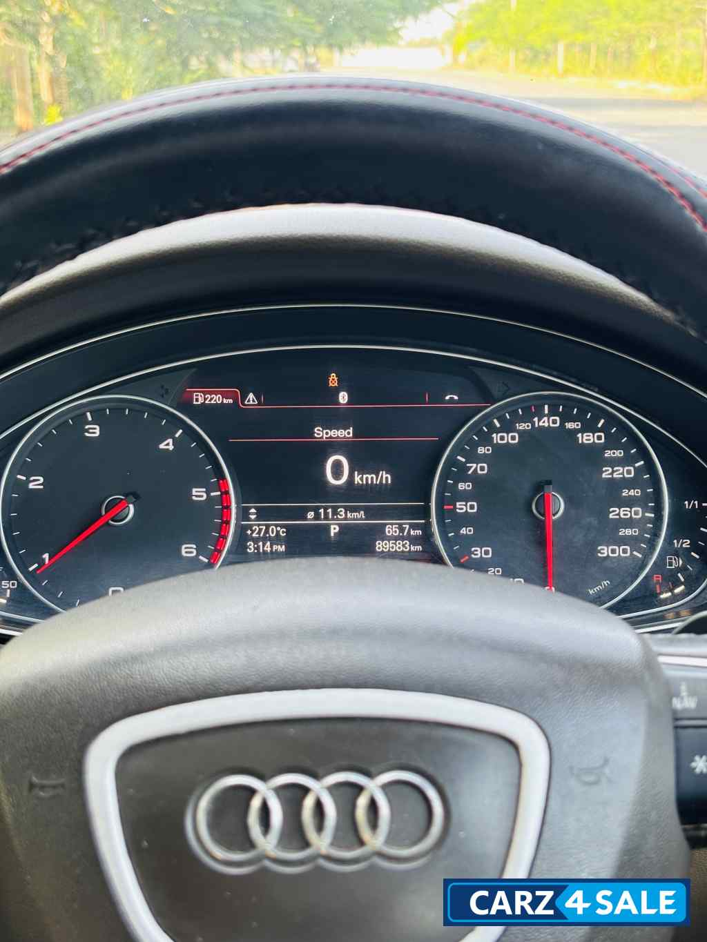 Moonshine Blue Audi A6