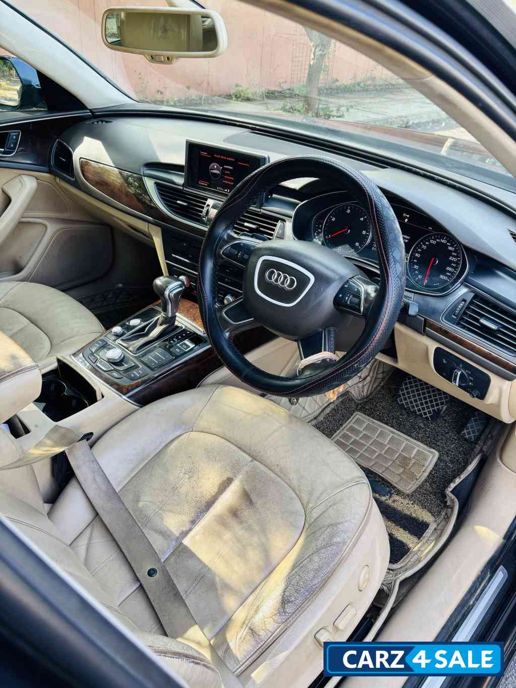 Moonshine Blue Audi A6