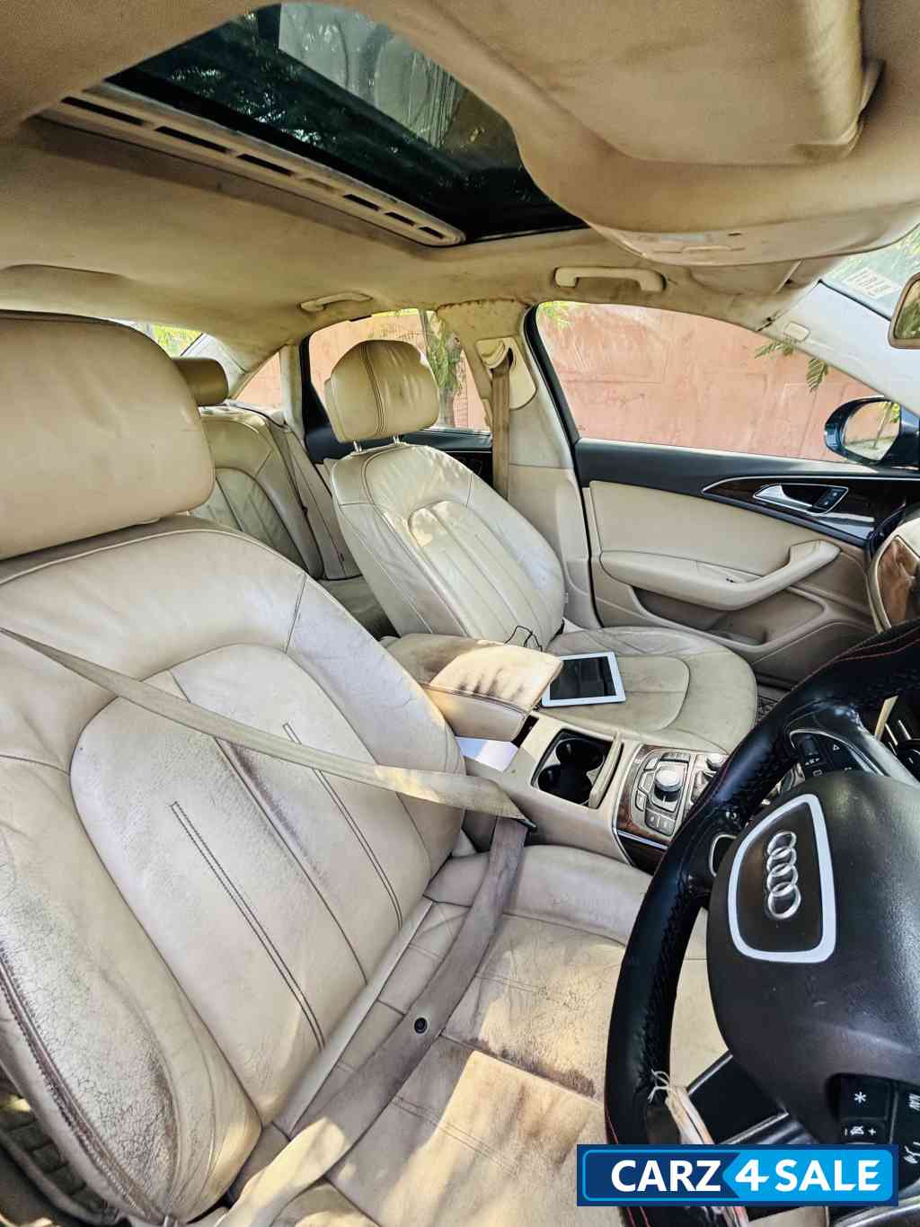 Moonshine Blue Audi A6