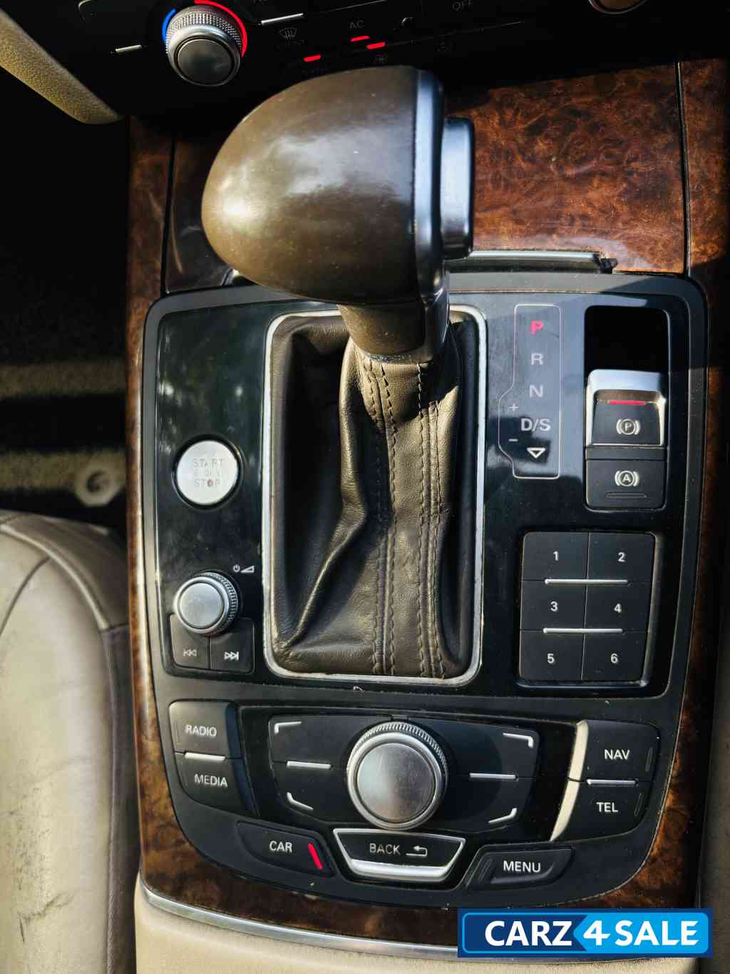 Moonshine Blue Audi A6