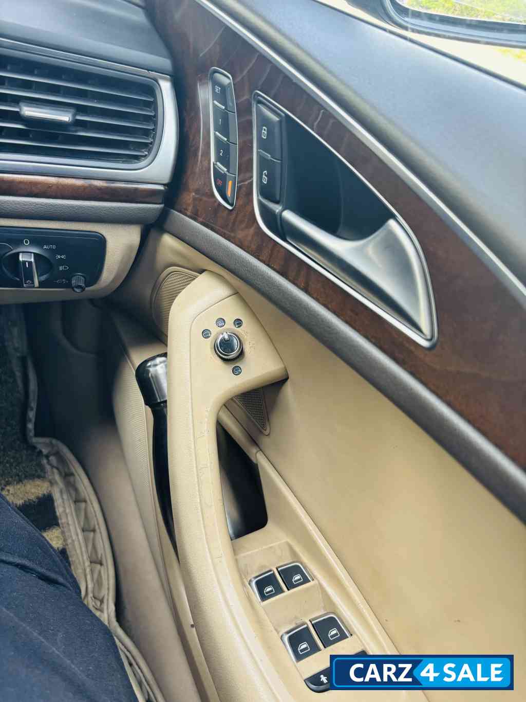 Moonshine Blue Audi A6