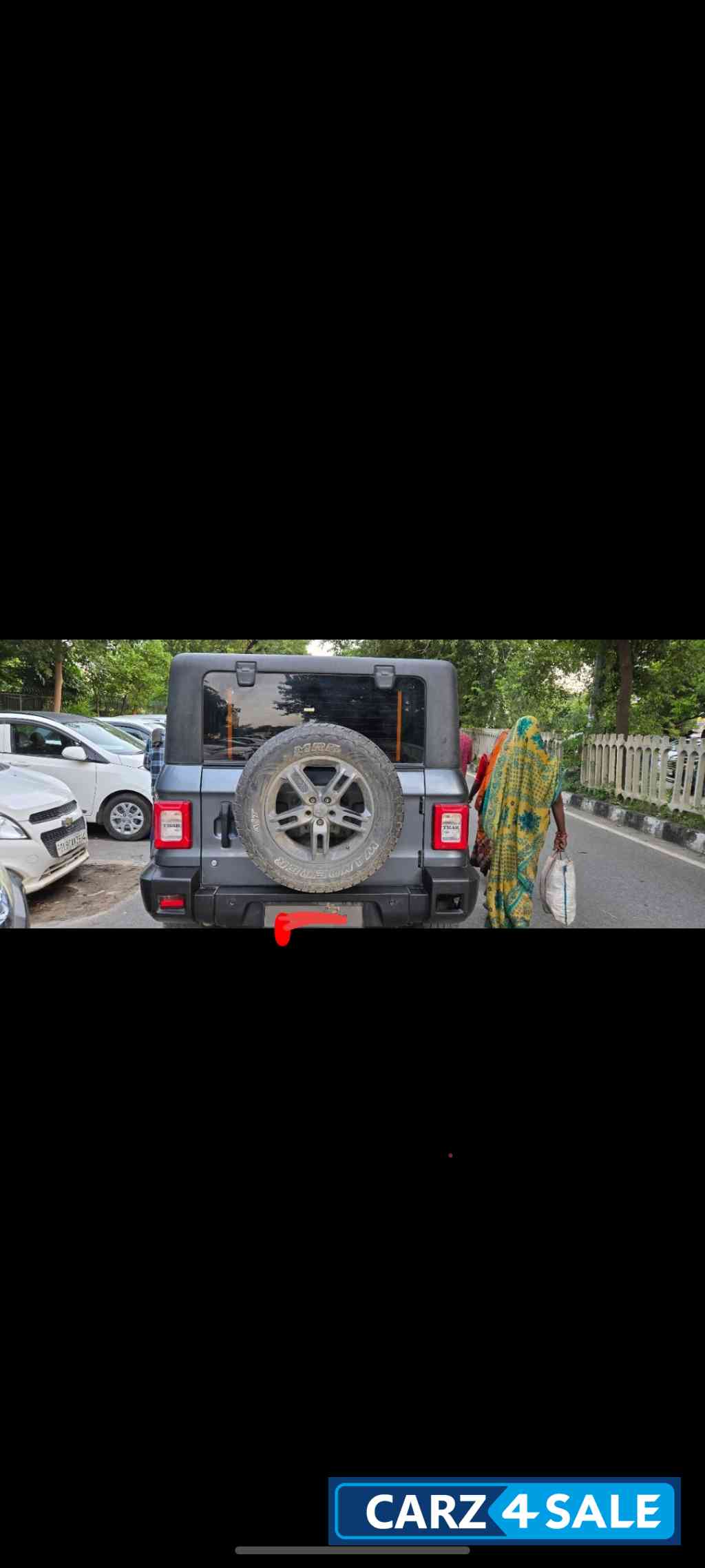 Grey Mahindra Thar 4*4 manual