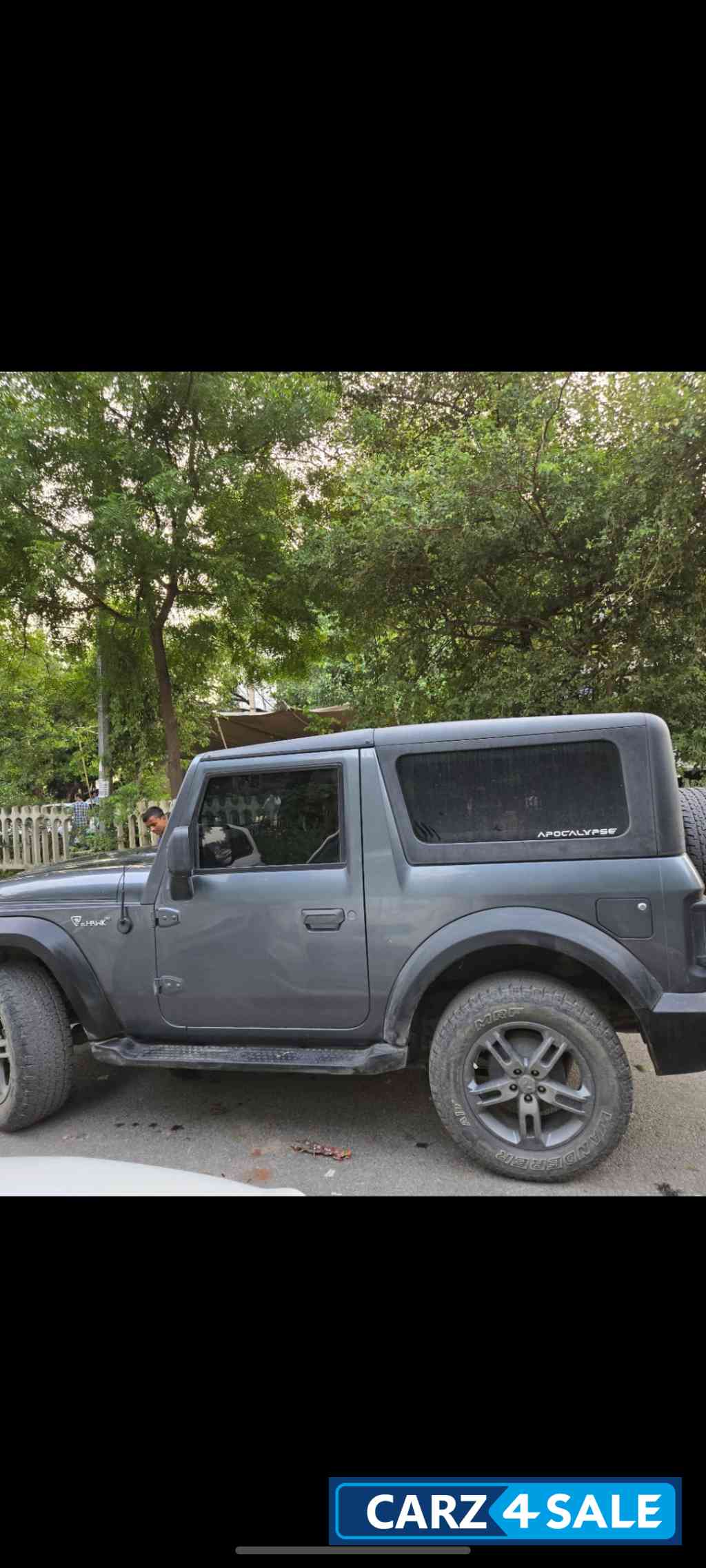 Grey Mahindra Thar 4*4 manual