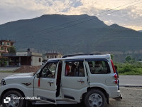 White Mahindra Scorpio Classic S MT