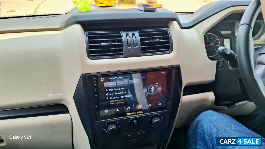 White Mahindra Scorpio Classic S MT