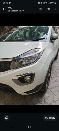 White Tata Nexon Xza