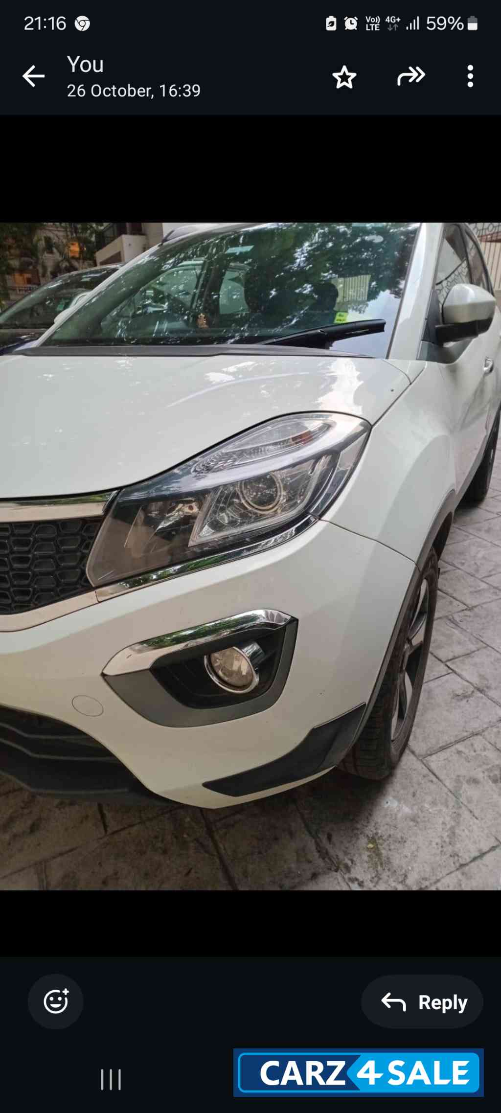 White Tata Nexon Xza White Tata Nexon Xza