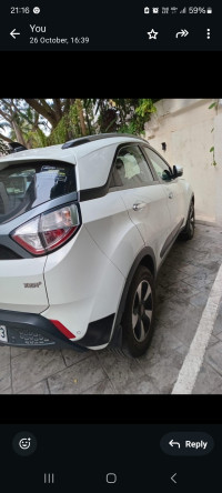 White Tata Nexon Xza