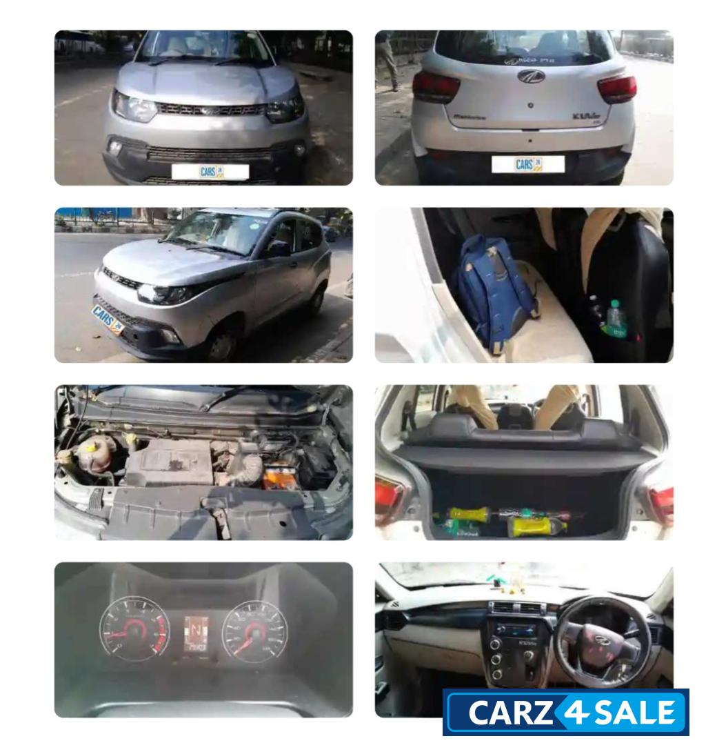 Silver Mahindra KUV100 K2