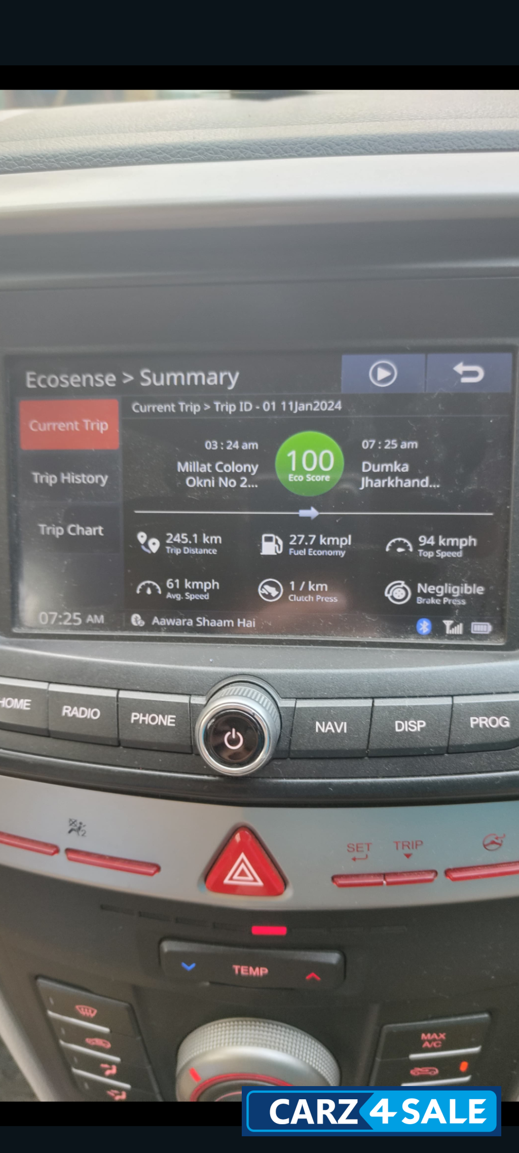 Napoli Black Mahindra XUV300 Used Mahindra XUV300 W6 D 2WD Diesel for sale in Jharkhand