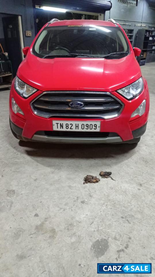 Red Ford Ecosport Titanium+MT