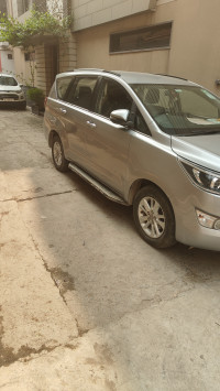 Silver Toyota Innova Crysta vx 7seater