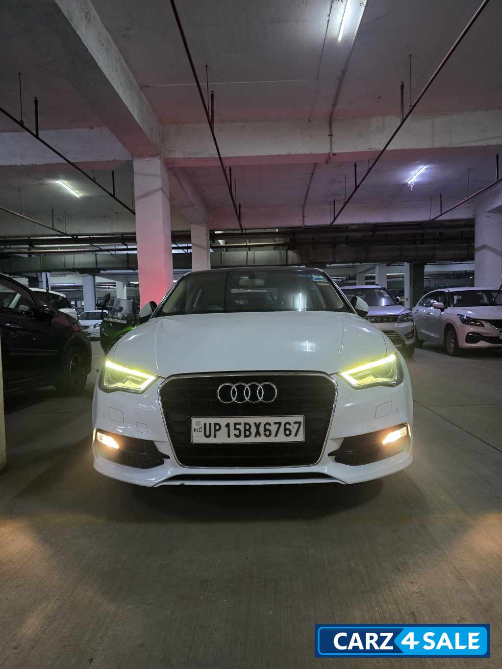 White Audi A3 40 TFSI Premium