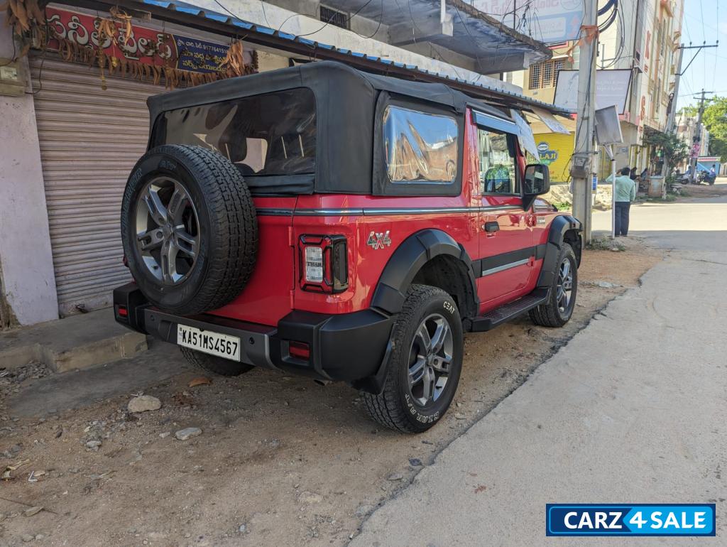 Red Rage Mahindra Thar 4*4 Manual Diesel Convertible