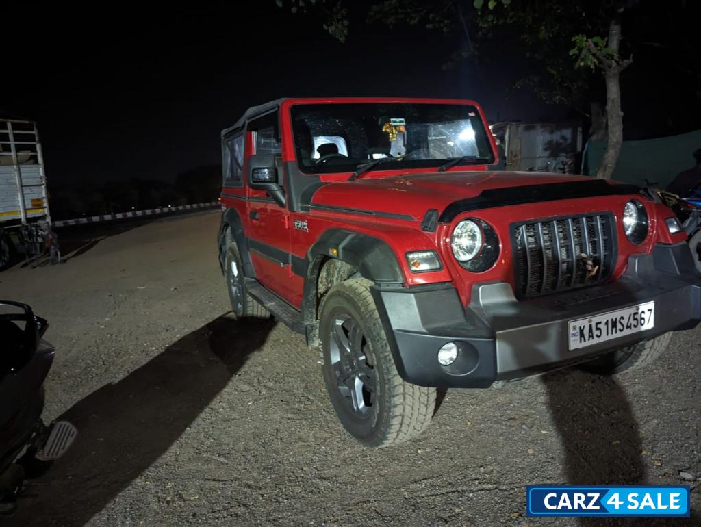 Red Rage Mahindra Thar 4*4 Manual Diesel Convertible
