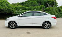 White Hyundai Verna Fluidic sx(o)