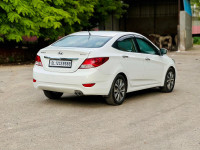 White Hyundai Verna Fluidic sx(o)