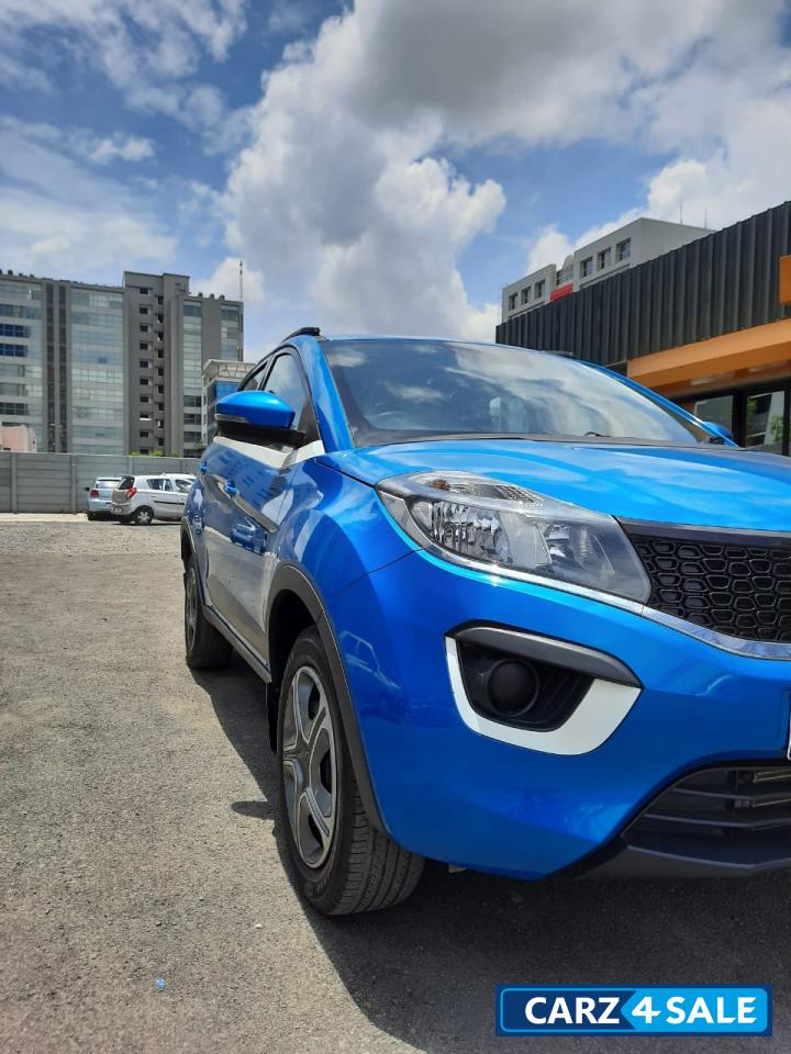 Blue Tata Nexon XT
