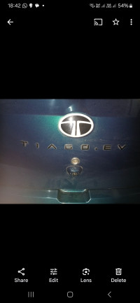 Teal Blue Tata Tiago Xz plus ev
