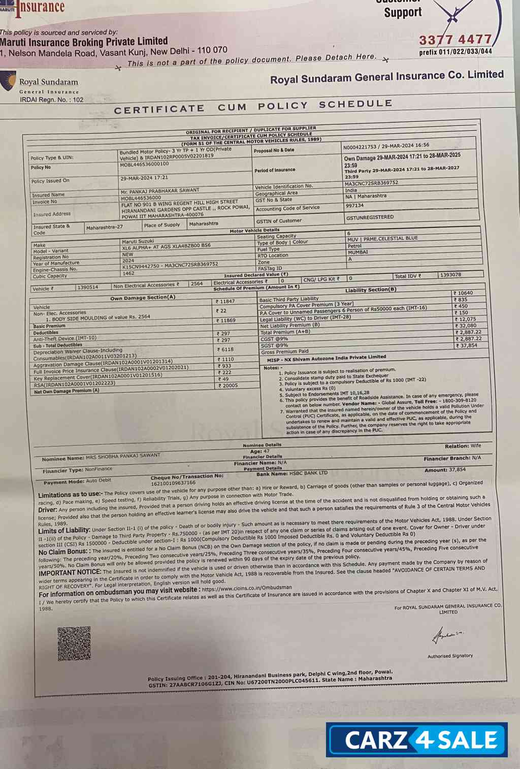 Maruti Suzuki XL6 Alpha Plus Hybrid Automatic