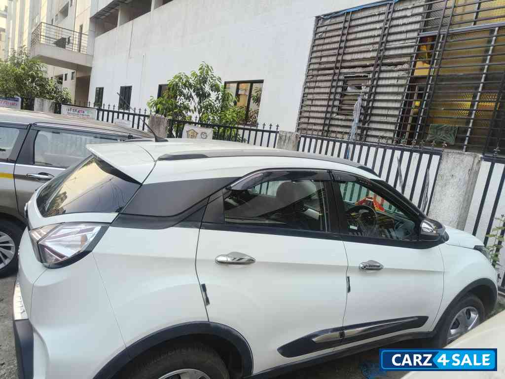 White Tata Nexon Xm