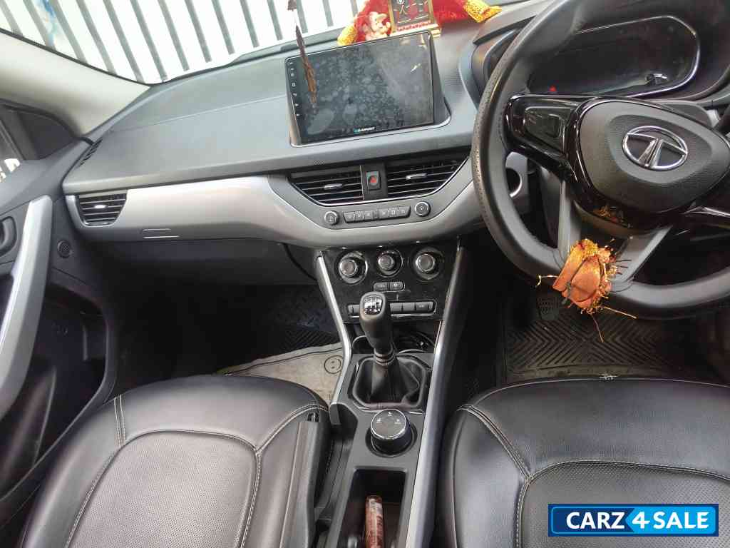 White Tata Nexon Xm