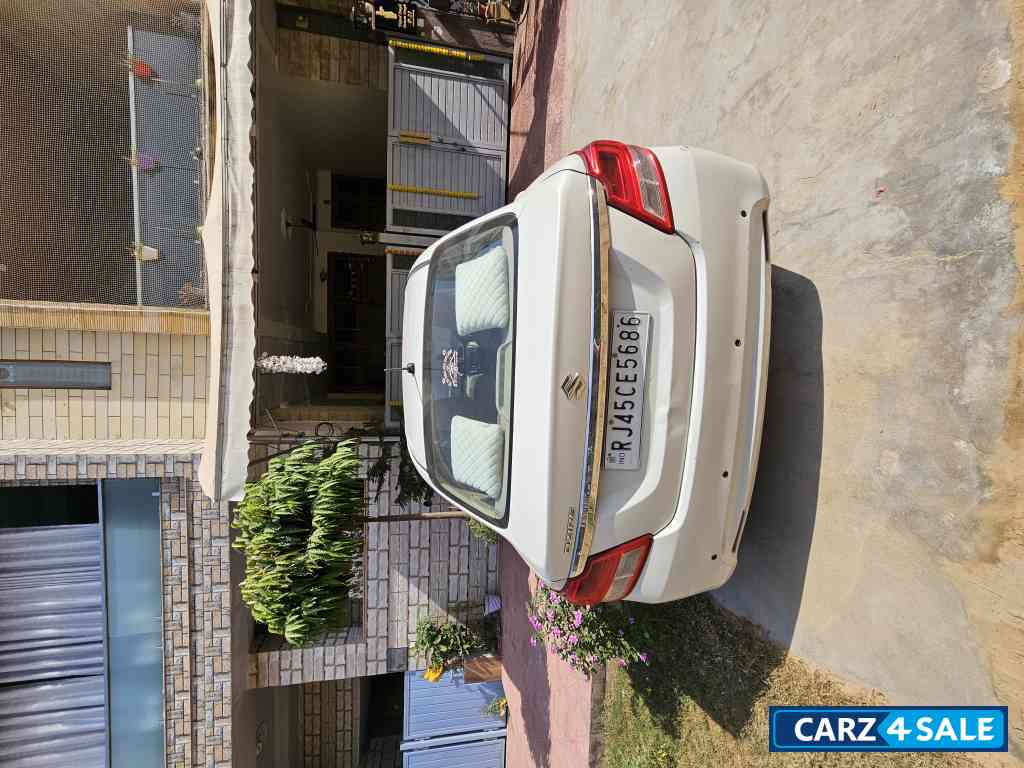 White Maruti Suzuki Dzire Vxi Amt