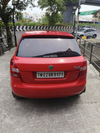 Red Skoda Fabia 1.6L