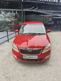 Red Skoda Fabia 1.6L