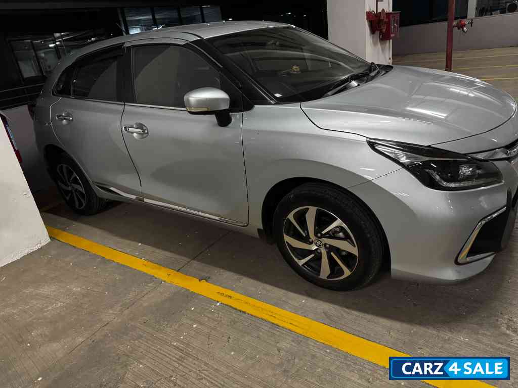 Silver Toyota Glanza G hybrid