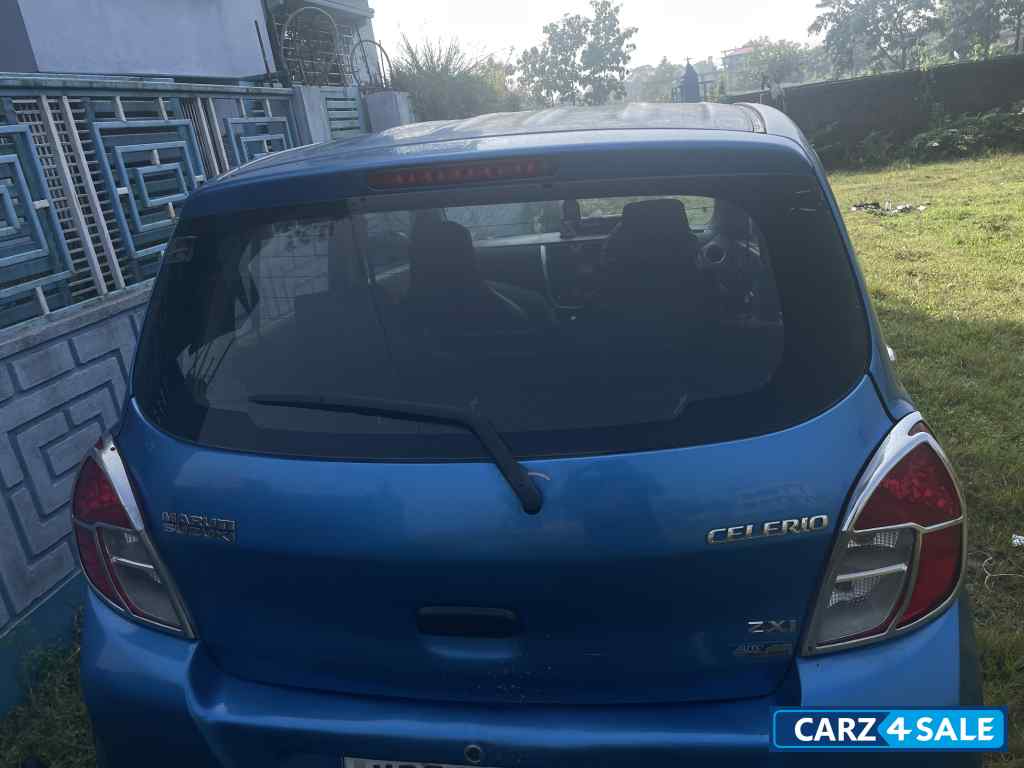 Blue Maruti Suzuki Celerio ZXIAMT