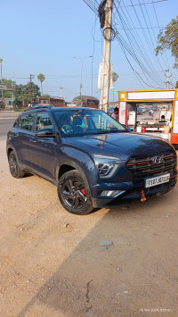 Denim Blue Hyundai Creta S Plus Knight Edition MT Petrol
