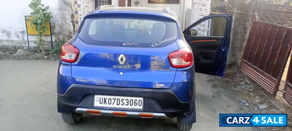 Cosmos Blue Renault Kwid climber 1.0 rxt automatic