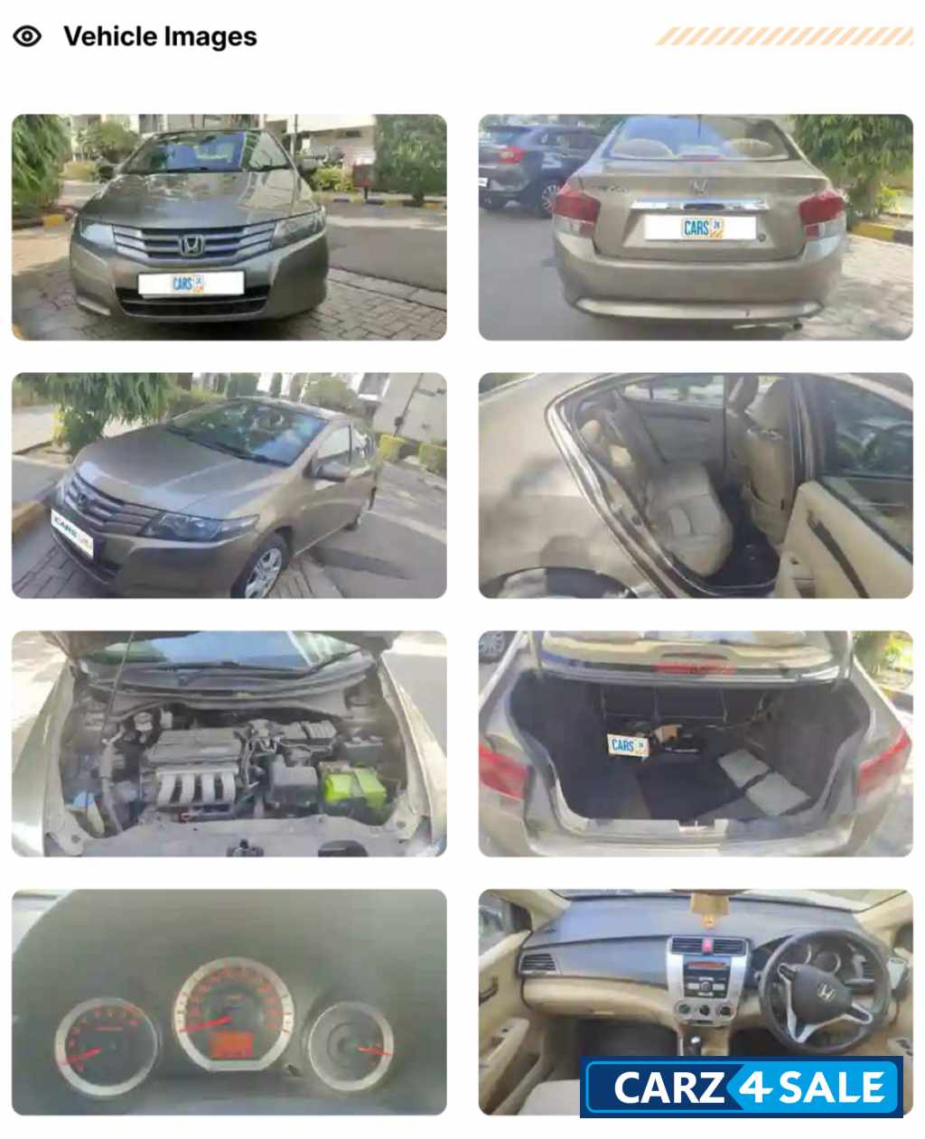 Golden Beige Honda City IV TECH SMT