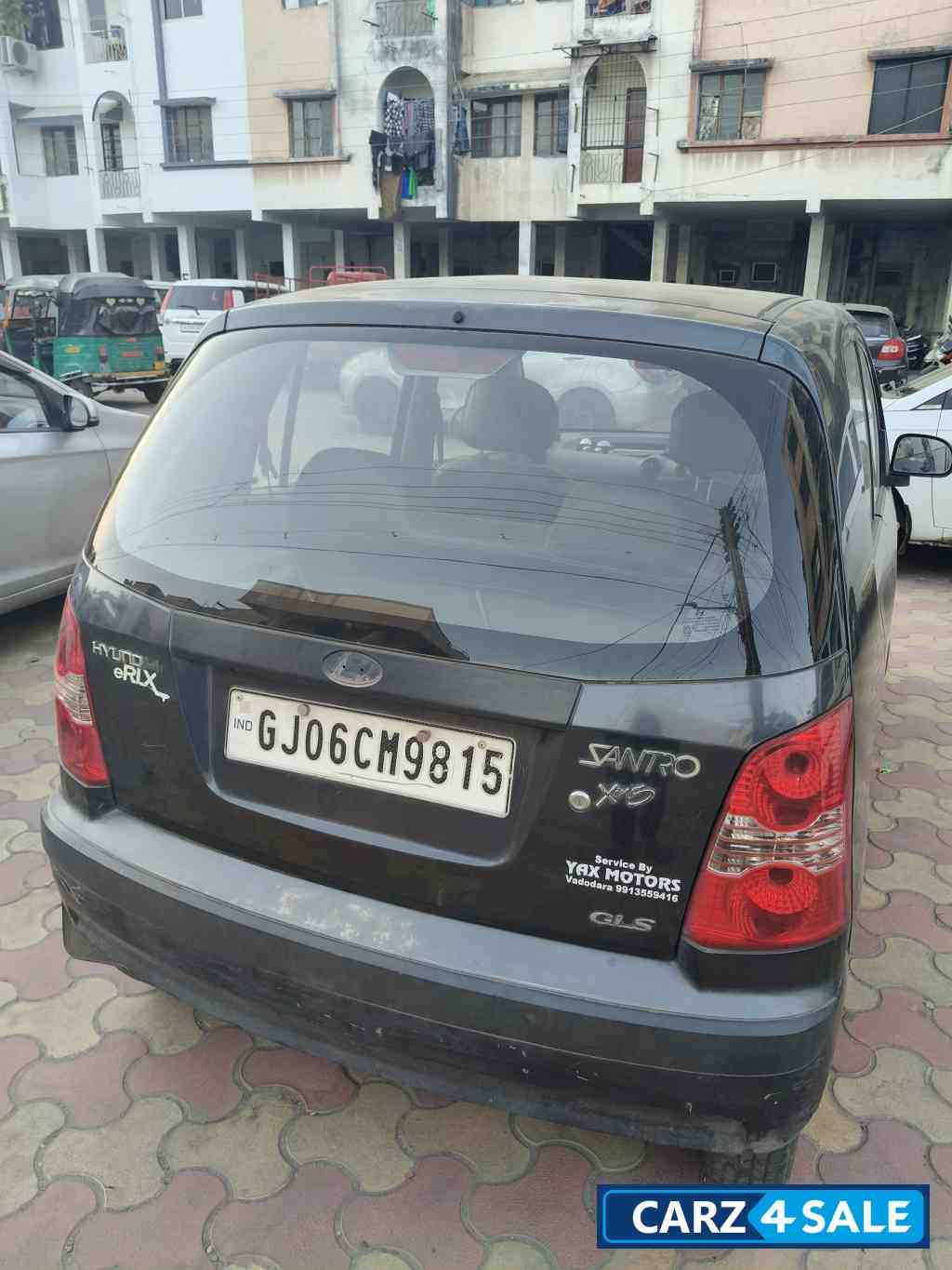 Midnight Grey Hyundai Santro Xg