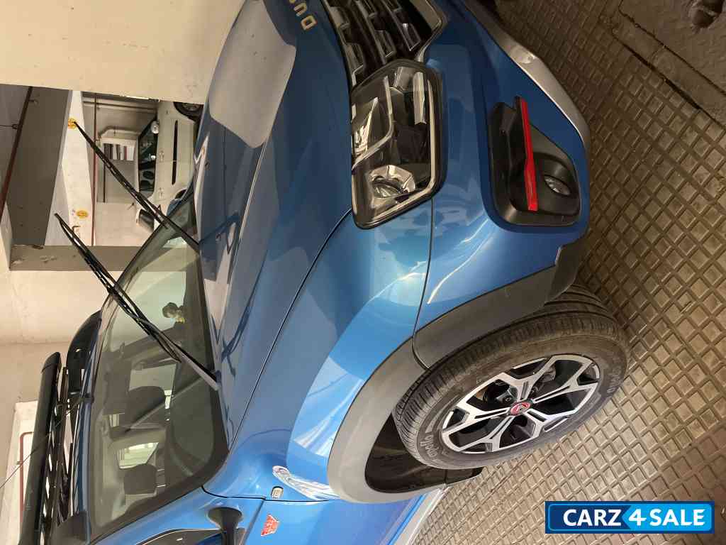 Caspian Blue Renault Duster RXZ Petrol 1.3L MT