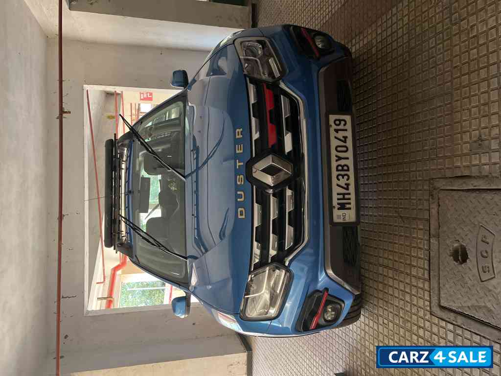 Caspian Blue Renault Duster RXZ Petrol 1.3L MT