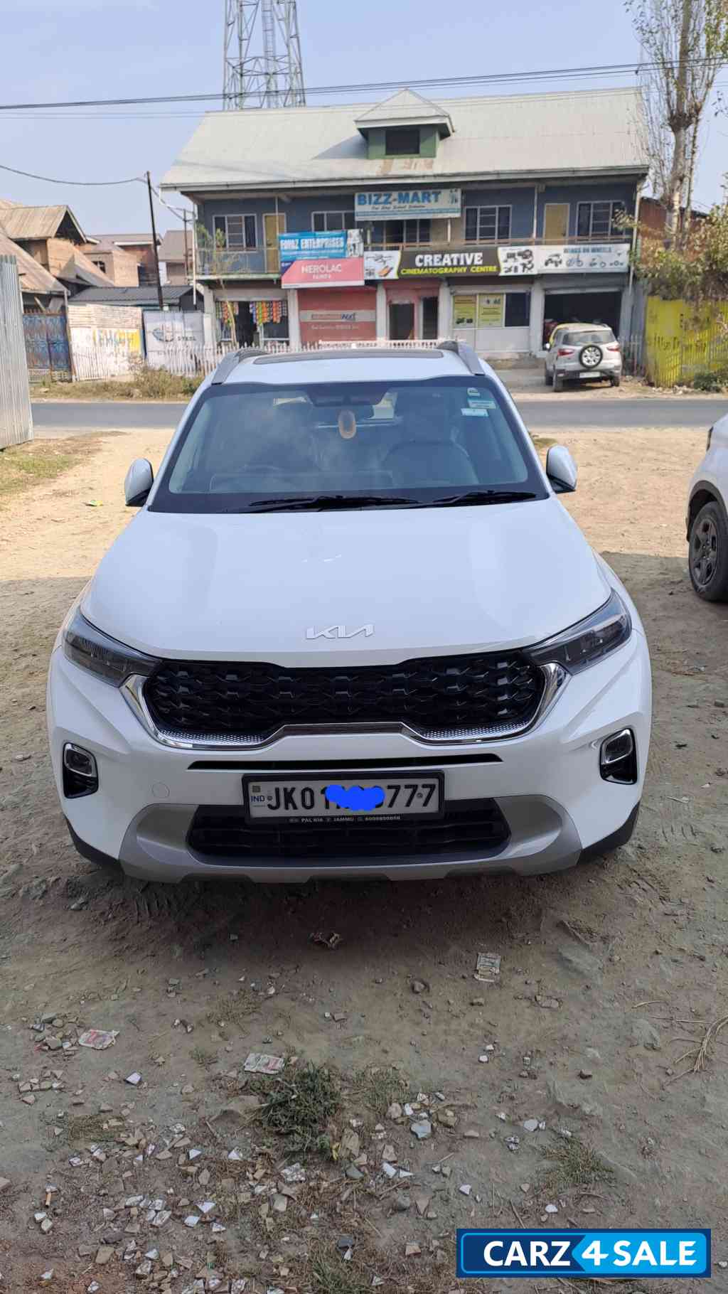 White Kia Sonet Htx Plus 1.5 MT