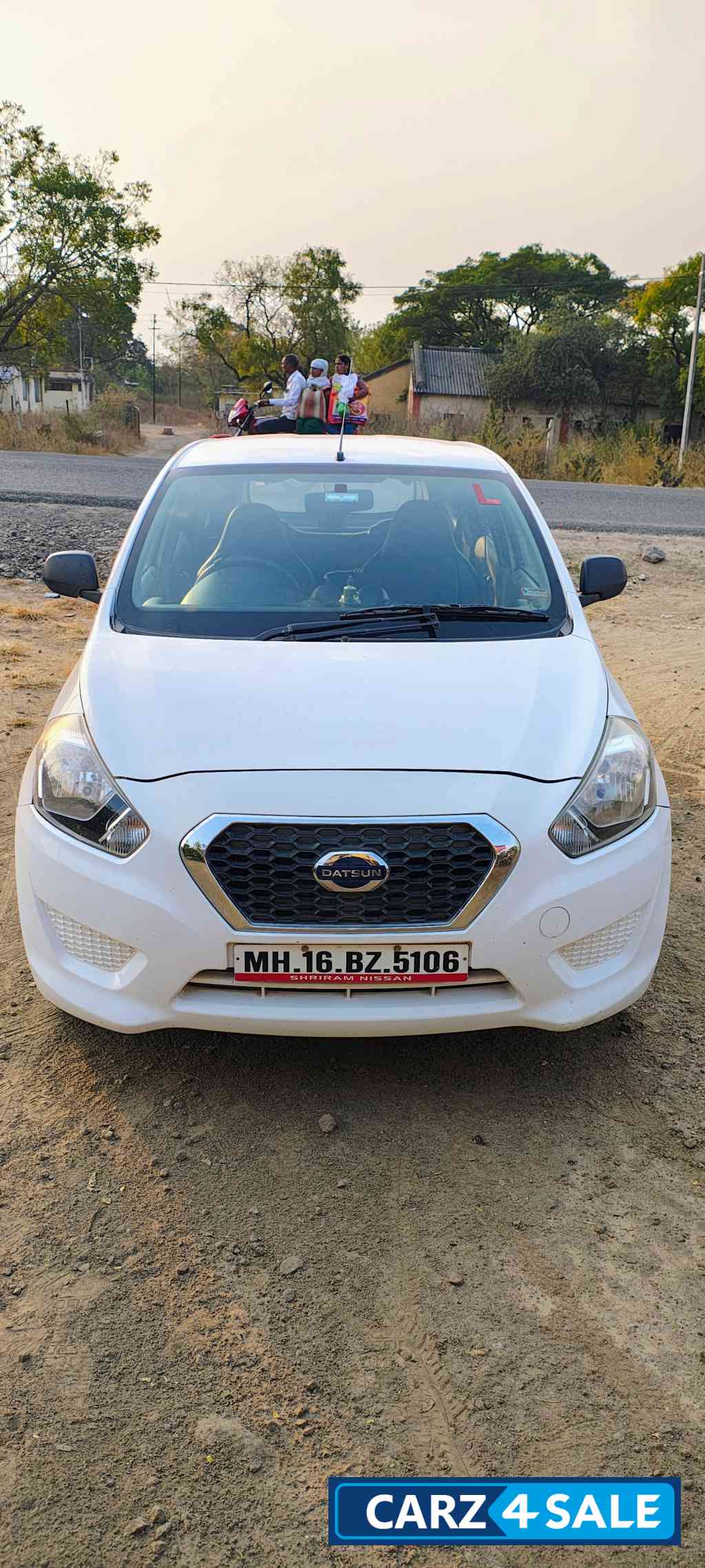 White Datsun Go Plus T