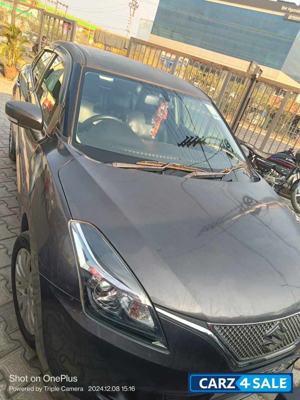 Grey Maruti Suzuki Baleno Alpha