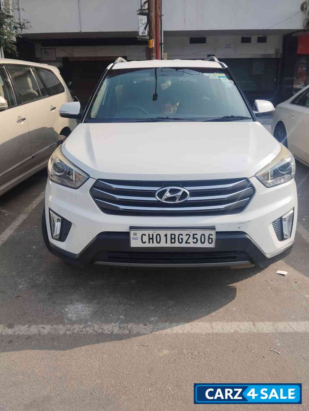 White Hyundai Creta Crdi 1.6