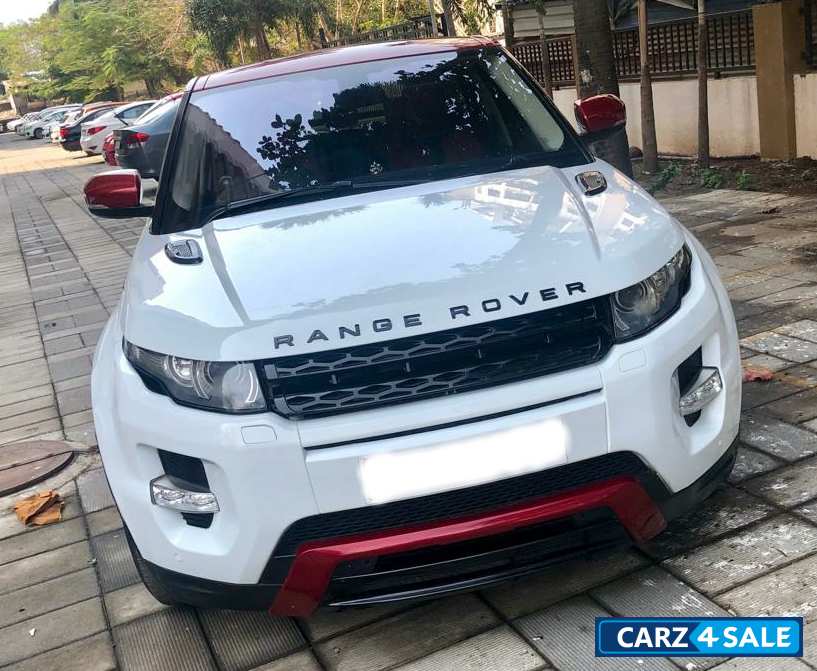 White And Red Land Rover Range Rover Evoque