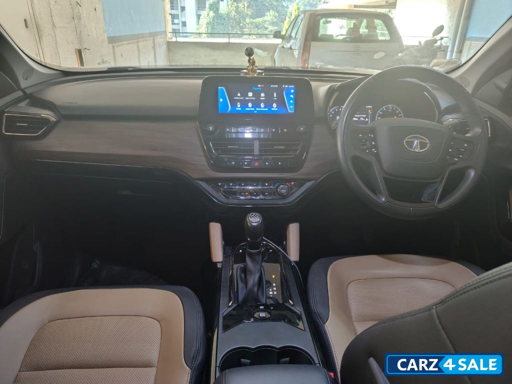 Beige Tata Safari Kaziranga limited edition XZA plus