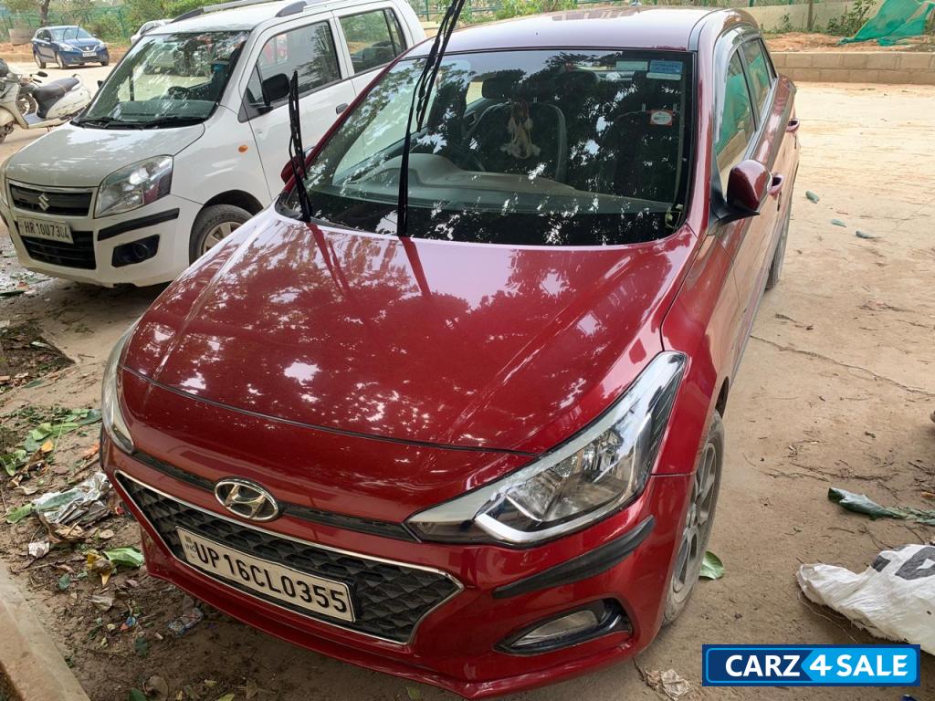 Red Hyundai Elite i20 Sportz plus 1.2 petrol