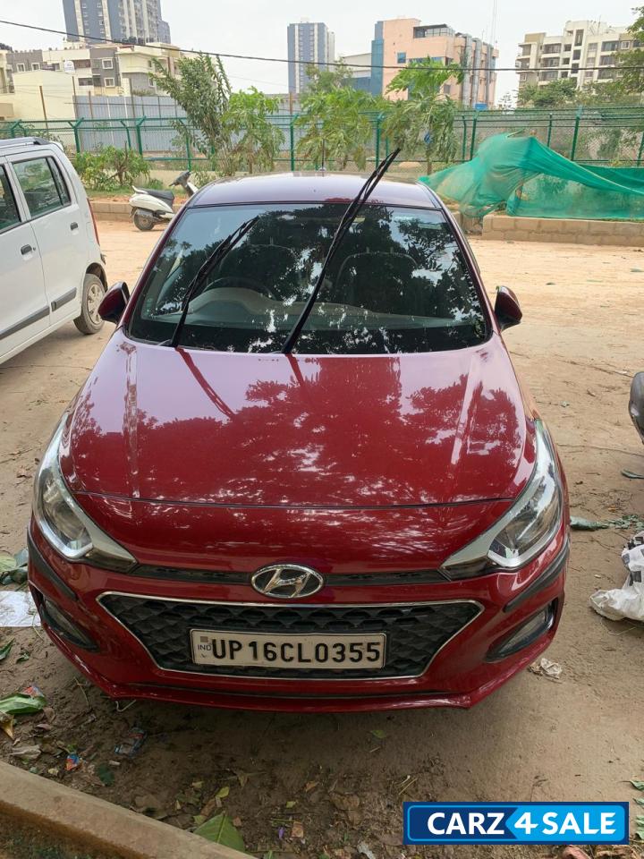 Red Hyundai Elite i20 Sportz plus 1.2 petrol
