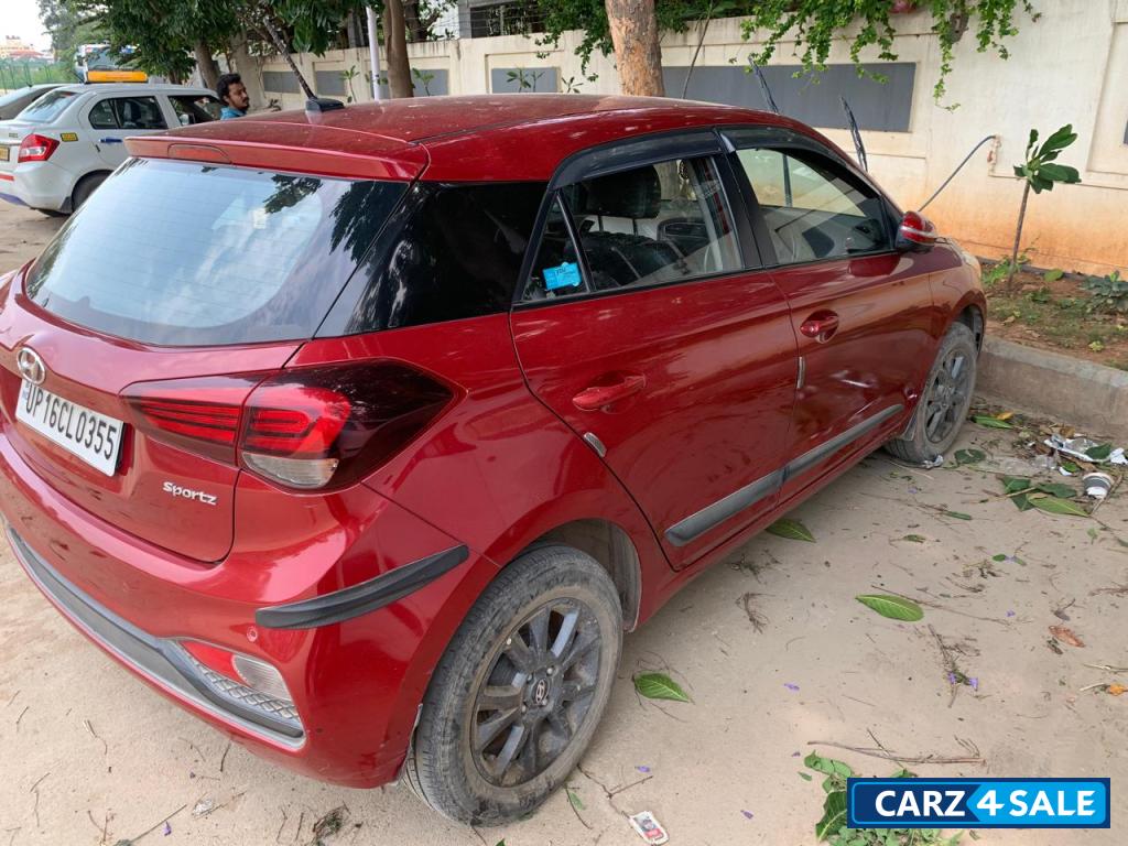 Red Hyundai Elite i20 Sportz plus 1.2 petrol