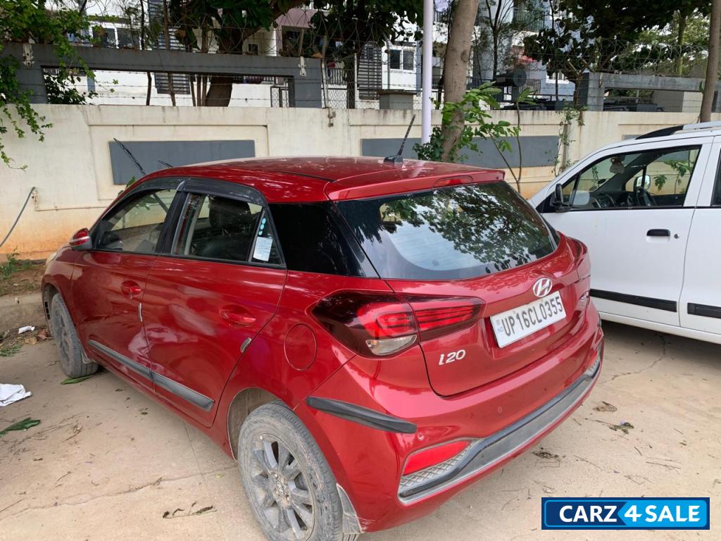 Red Hyundai Elite i20 Sportz plus 1.2 petrol