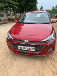 Red Hyundai Elite i20 Sportz plus 1.2 petrol
