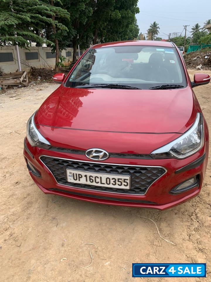 Red Hyundai Elite i20 Sportz plus 1.2 petrol