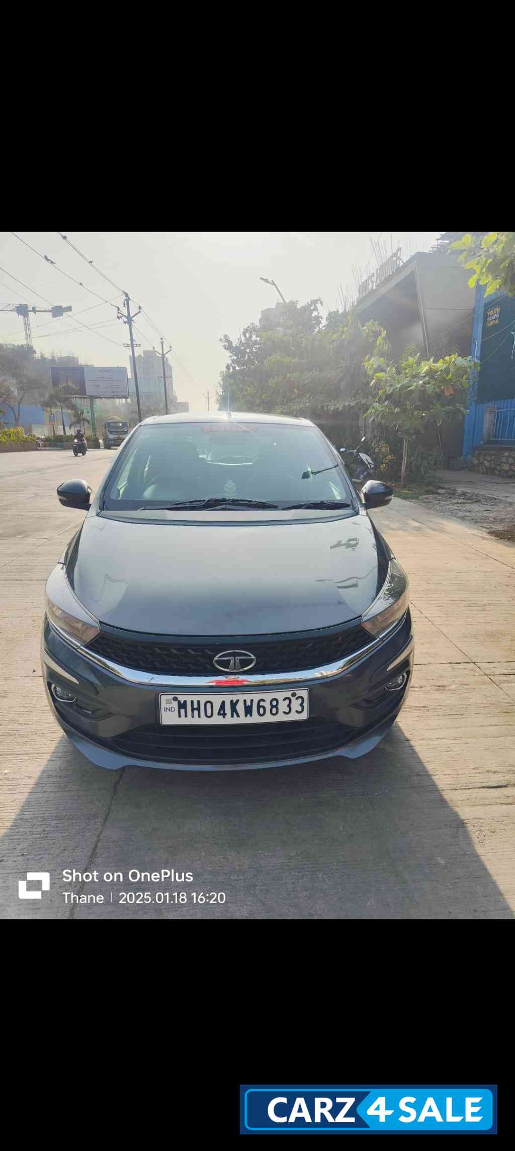 Daytona Grey Tata Tiago XZ Plus Revotron